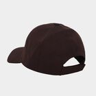 Men's Brown Fabric Cap, , small