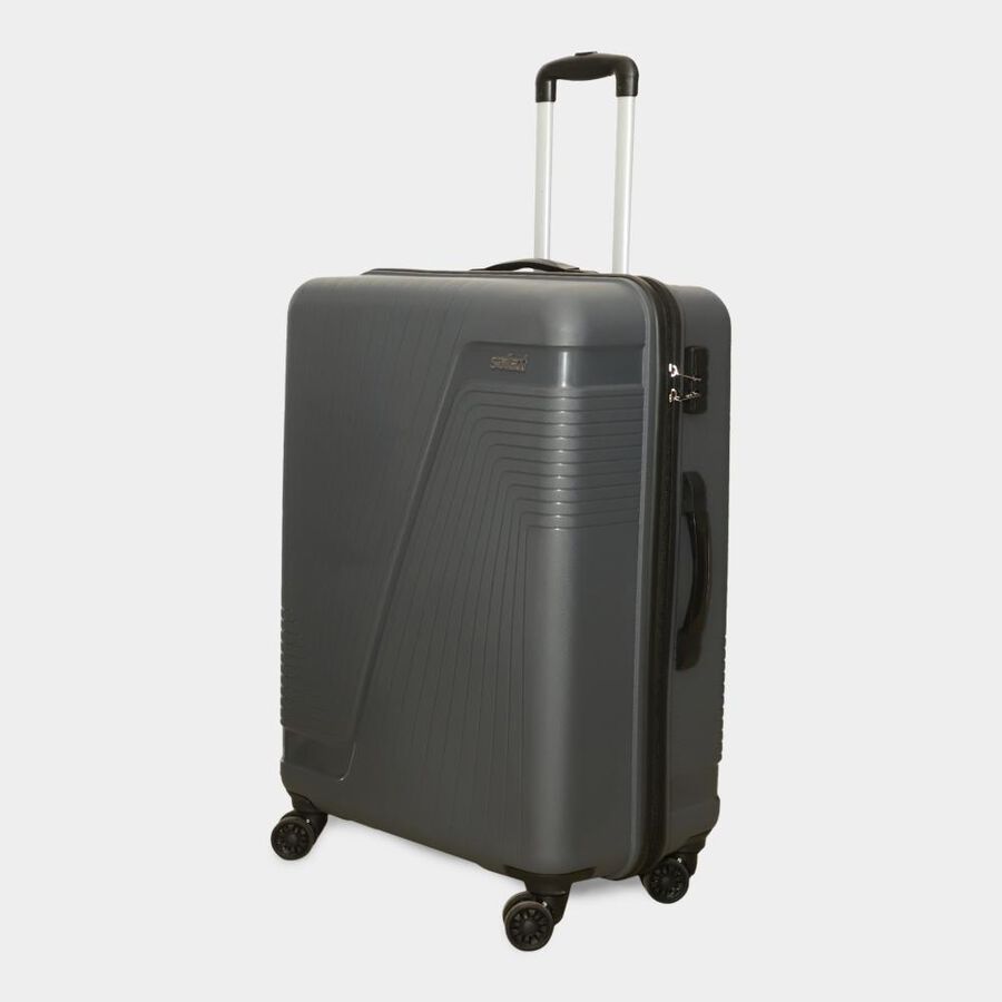 8-Wheel Dark Grey Polypropylene Hard Case Trolley, Small + Medium + Large, , large image number null