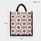Brown Jute Lunch Bag, , small image number null
