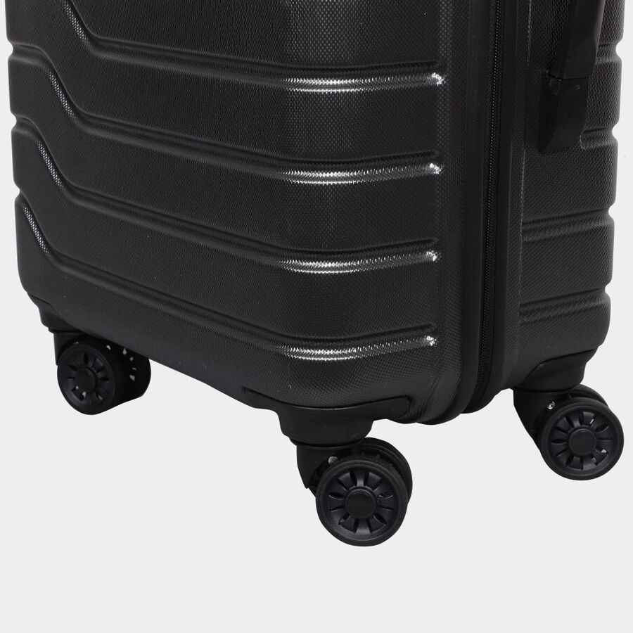 8-Wheel Dark Grey Polycarbonate Hard Case Trolley, Medium, , large image number null