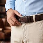Men's Brown Polyurethane Casual Belt, , small