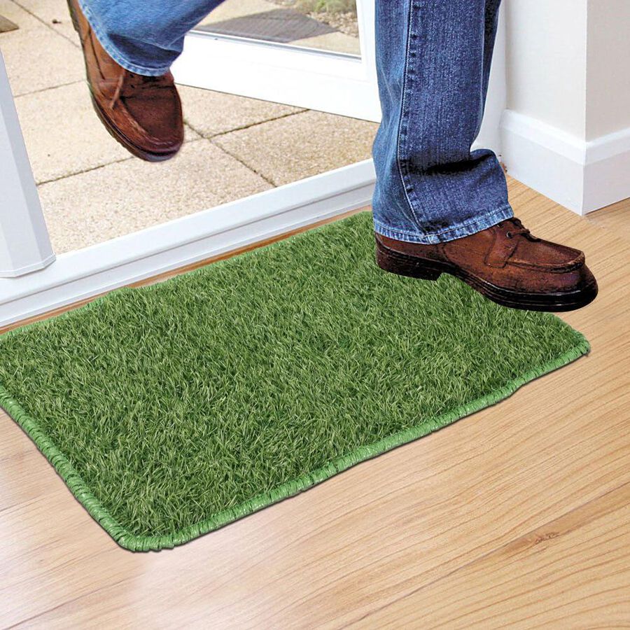 Anti-SKId Green Polypropylene Door Mat, , large image number null