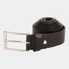 Men's Black Leather Formal Belt, , small image number null