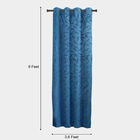 9ft. Dark Blue Microfiber Long Door Curtain, , small image number null