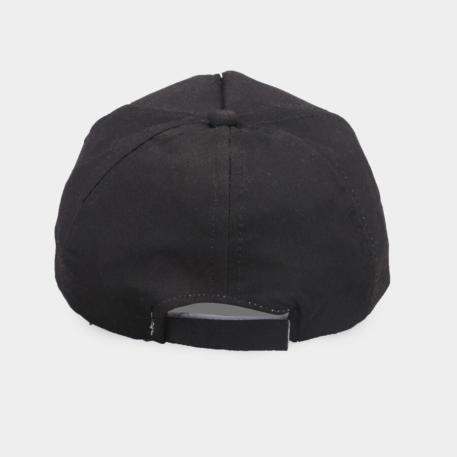 Kids' Black Canvas Cap, , large image number null