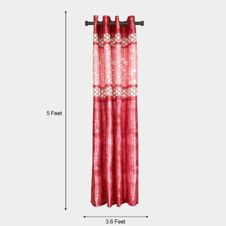 5ft. Maroon Window Curtain, , large image number null