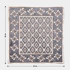 Black and Beige Jacquard Decorative Cushion Cover, , small