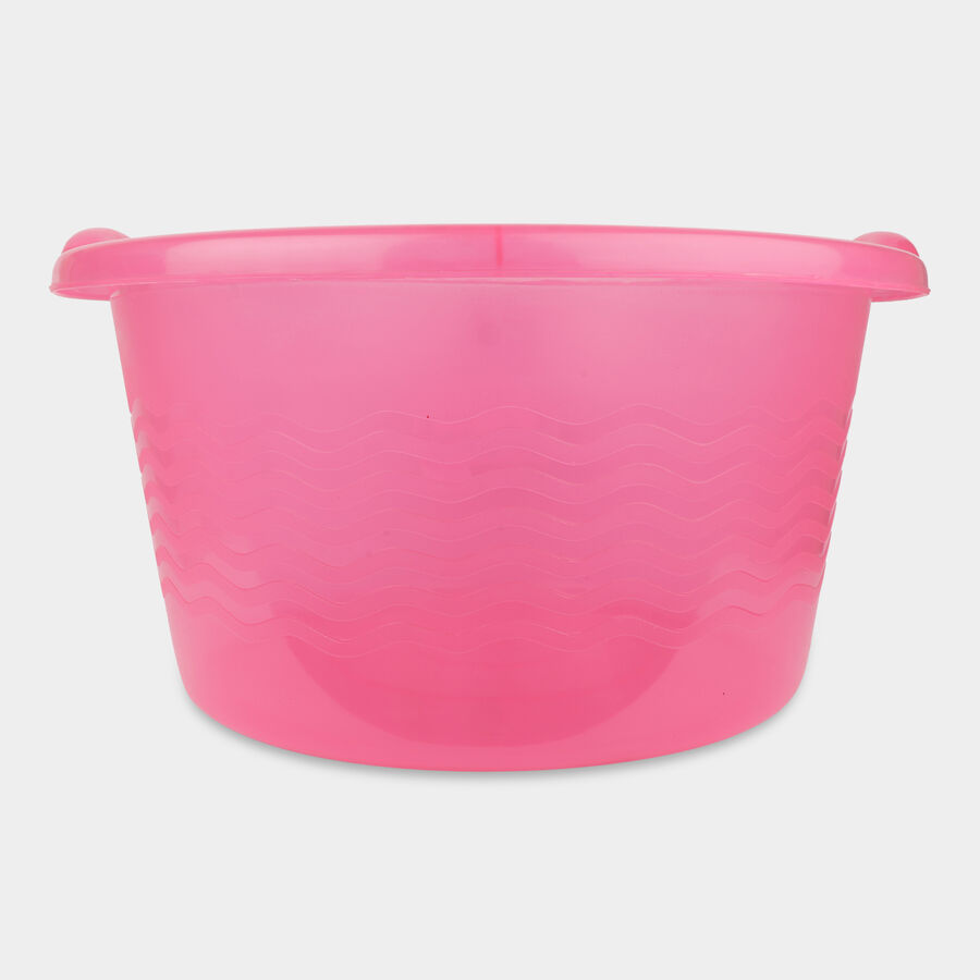 35 L Plastic Bath Tub - Color/Design may vary, , large image number null