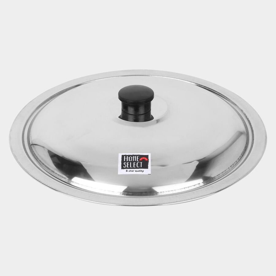 Stainless Steel Multipurpose Lid With Knob, , large image number null