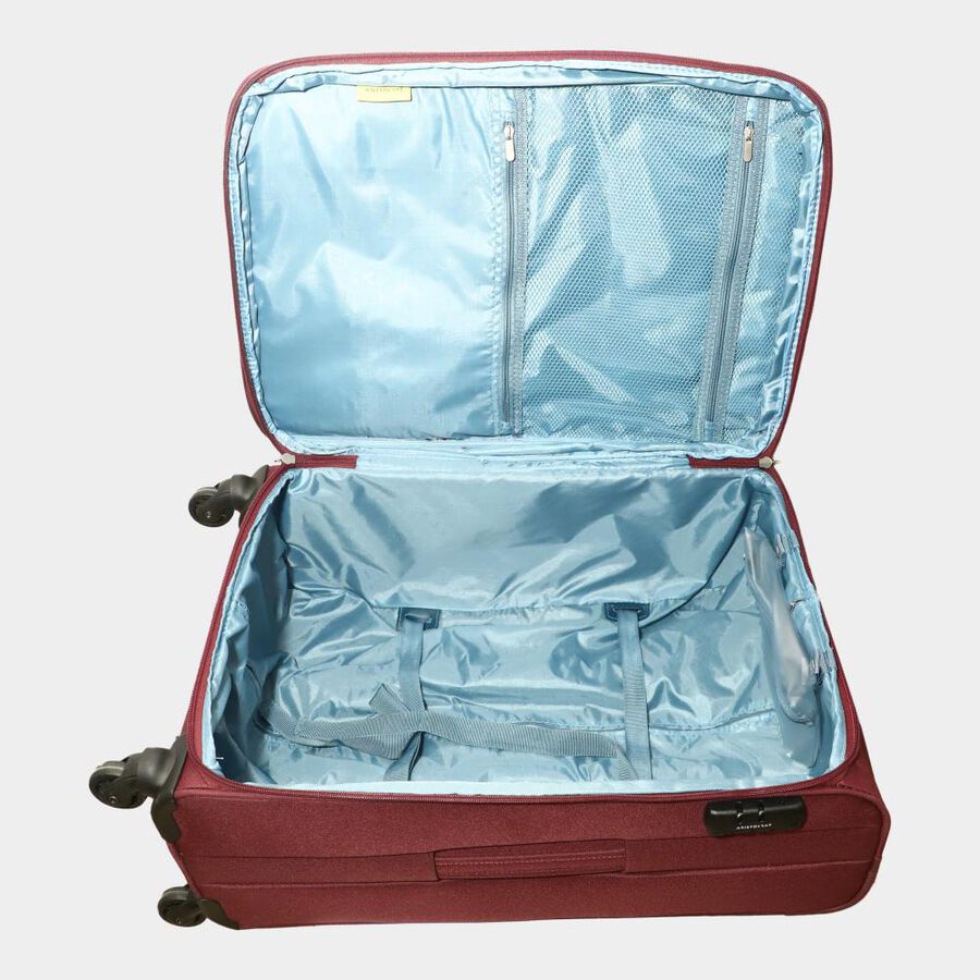 4-Wheel Polyester Soft Case Trolley, Medium, , large image number null