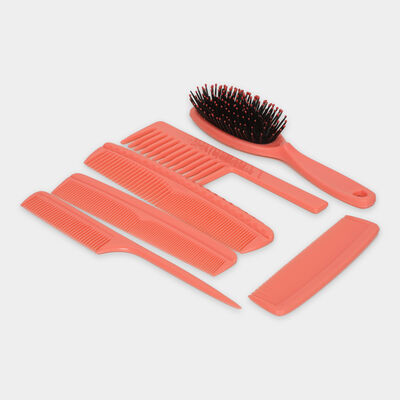 Pink Hair Comb Set of 4