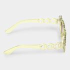 Kid's Plastic Clear Glass Cat Eye/Butterfly Sunglasses, , small image number null