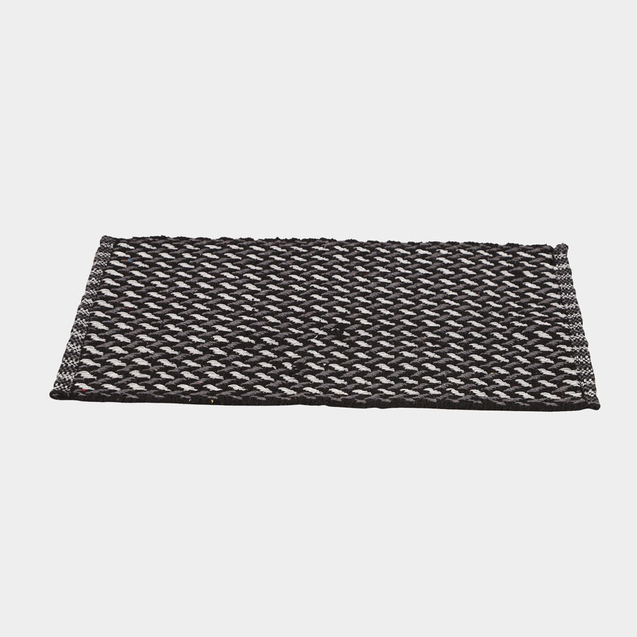 Grey Cotton Blend Rugs, , large image number null