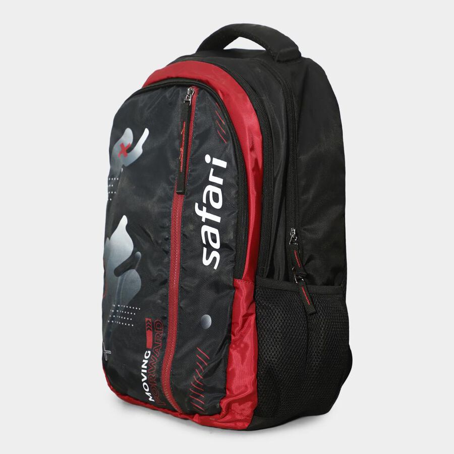 Black Backpack with Laptop Sleeve, 30 L (Approx), , large image number null