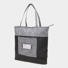 Women's Grey Fleece Tote Bag, , small image number null