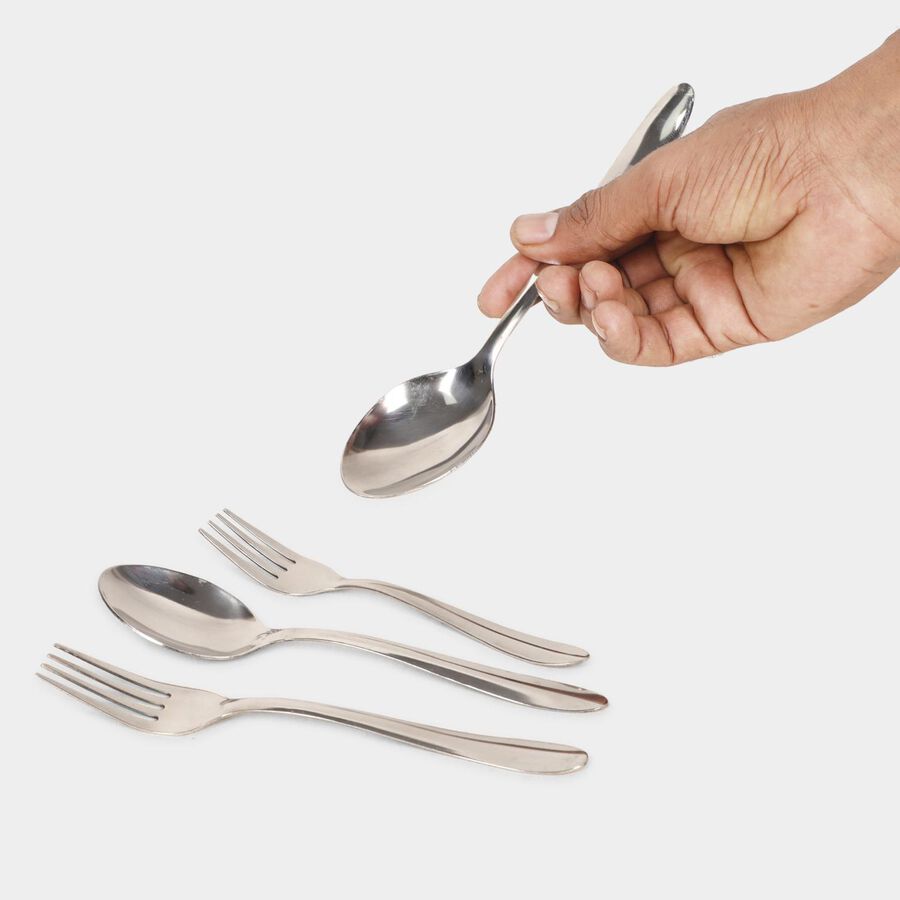 24 Pcs. Steel Cutlery Set, , large image number null
