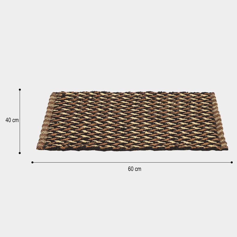 Brown Polyester Cotton Door Mat, , large image number null