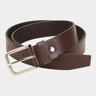 Men's Brown Leather Formal Belt, , small image number null