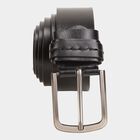 Men's Black Polyurethane Casual Belt, , small image number null
