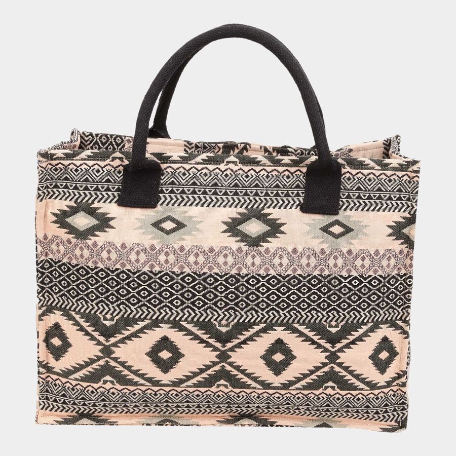 Women's Plain Canvas Shopping Bag, Large, , large image number null
