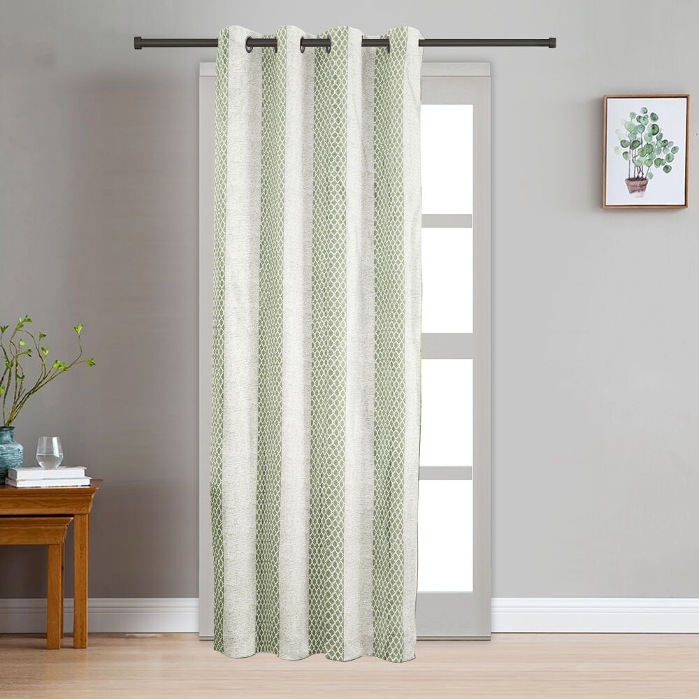 Home Beautiful                         7ft. Light Green Polyester Curtain