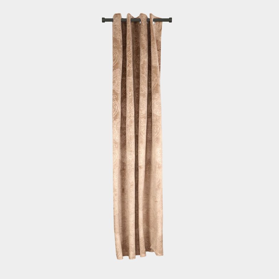 7ft. Brown Microfiber Door Curtain, , large image number null