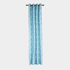 9ft. Dark Blue Microfiber Long Door Curtain, , small image number null
