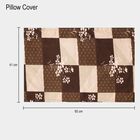 Brown Microfiber Double Bedsheet, , small image number null