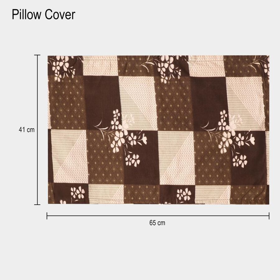 Brown Microfiber Double Bedsheet, , large image number null