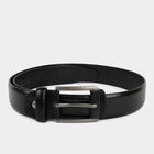 Men's Black Polyurethane Casual Belt, , small image number null