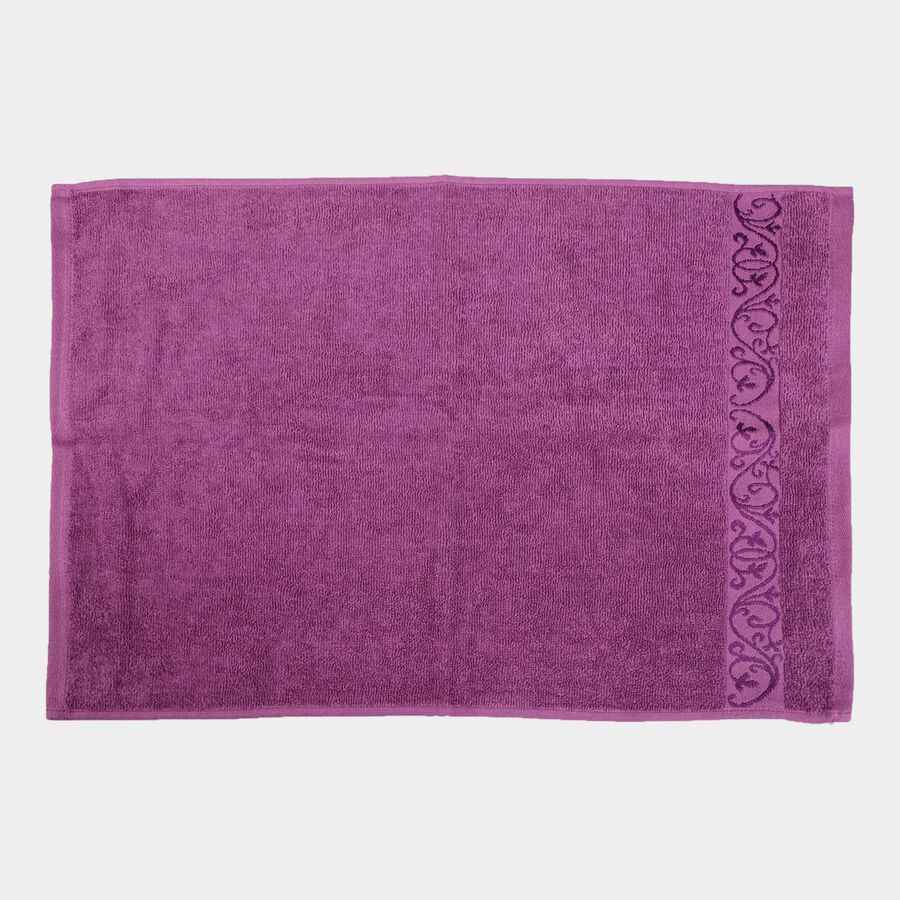 110 GSM Purple Cotton Hand Towel, , large image number null