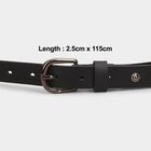 Women's Black Pu Belt, , small image number null