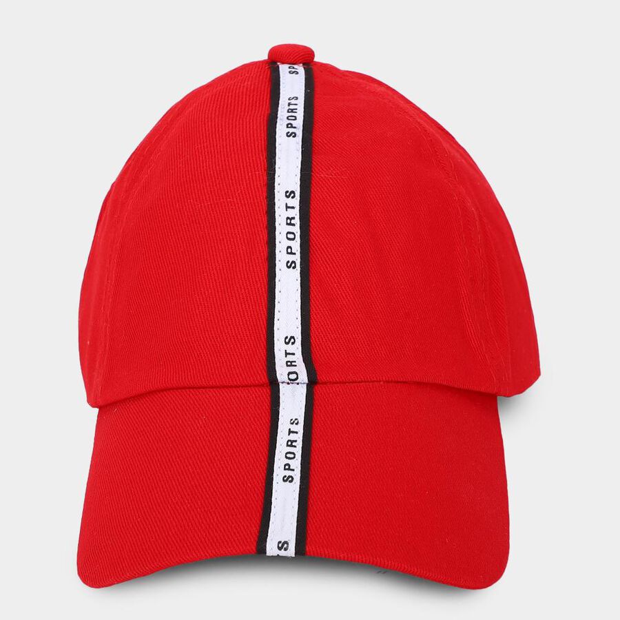Kid's Red Fabric Cap, , large