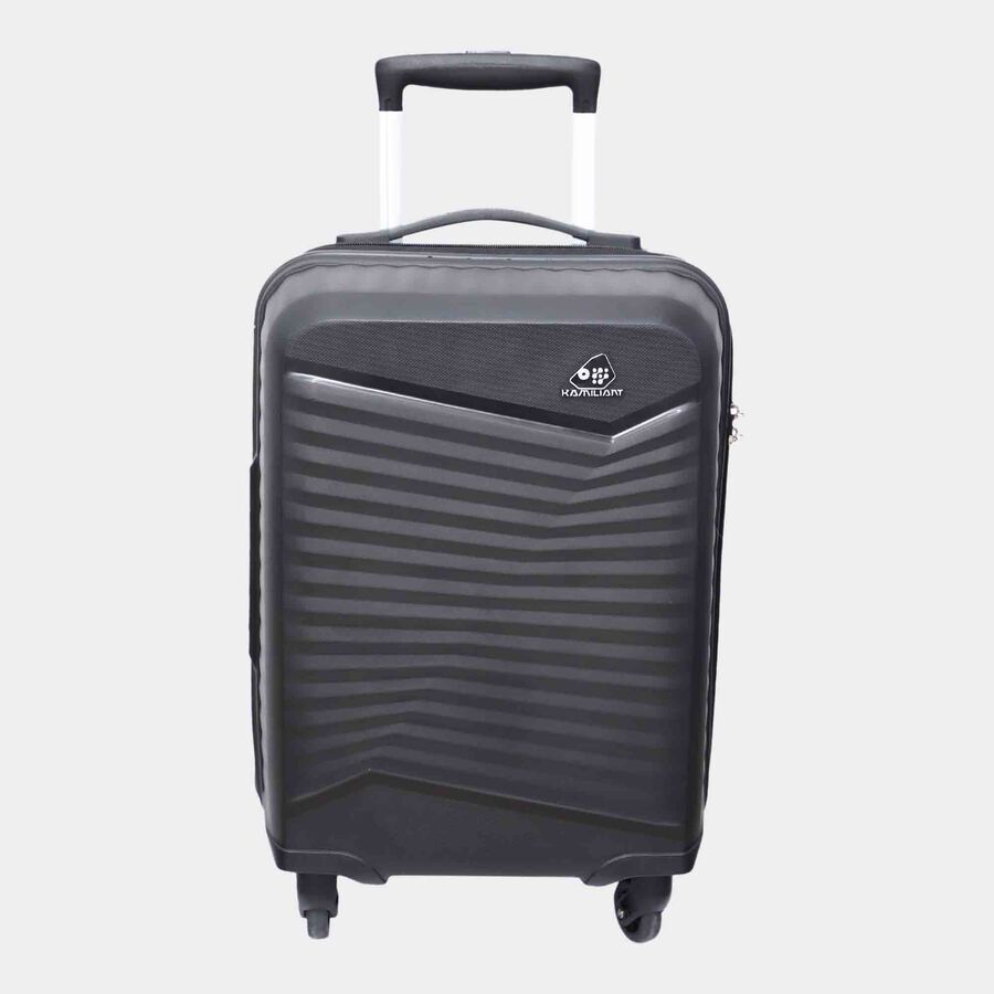 4-Wheel Black PVC Matee Hard Case Trolley, Small + Medium + Large, , large image number null