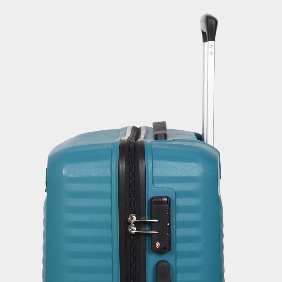 4-Wheel Light Green Polypropylene Hard Case Trolley, Medium, , large image number null