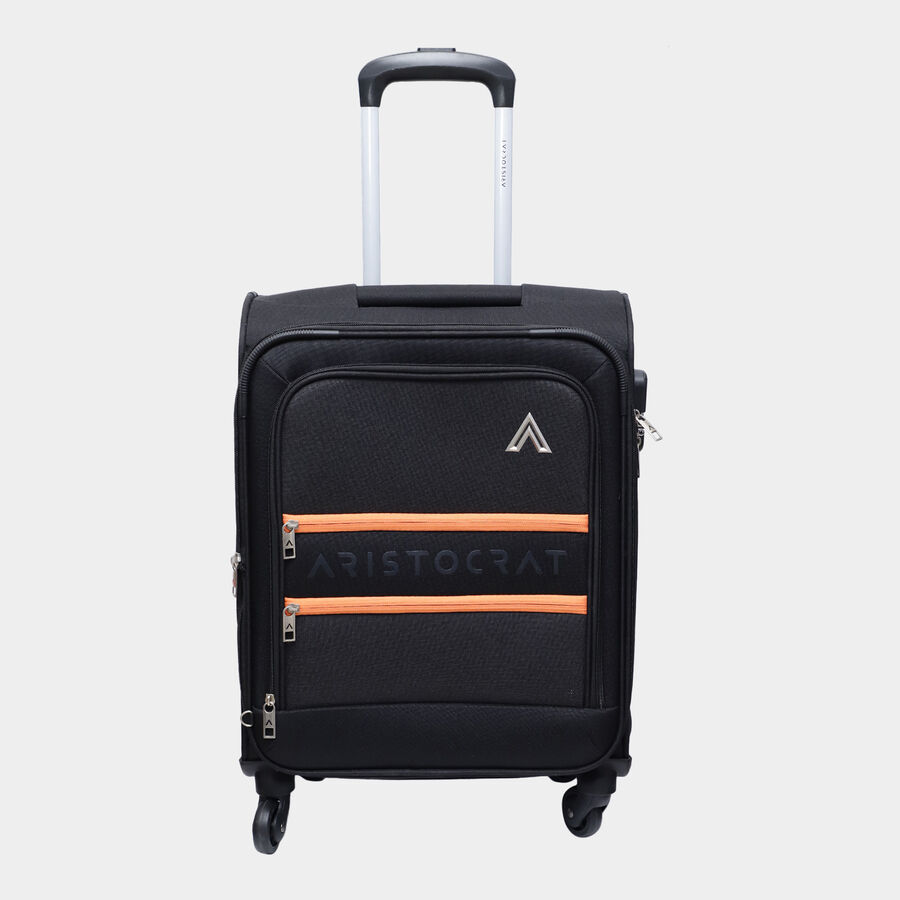 4-Wheel Polyester Soft Case Trolley, Small, , large image number null