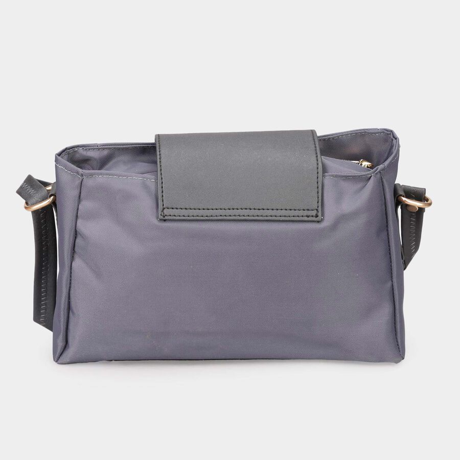 Women's Polyurethane Envelope/Zipper Sling Bag, , large image number null