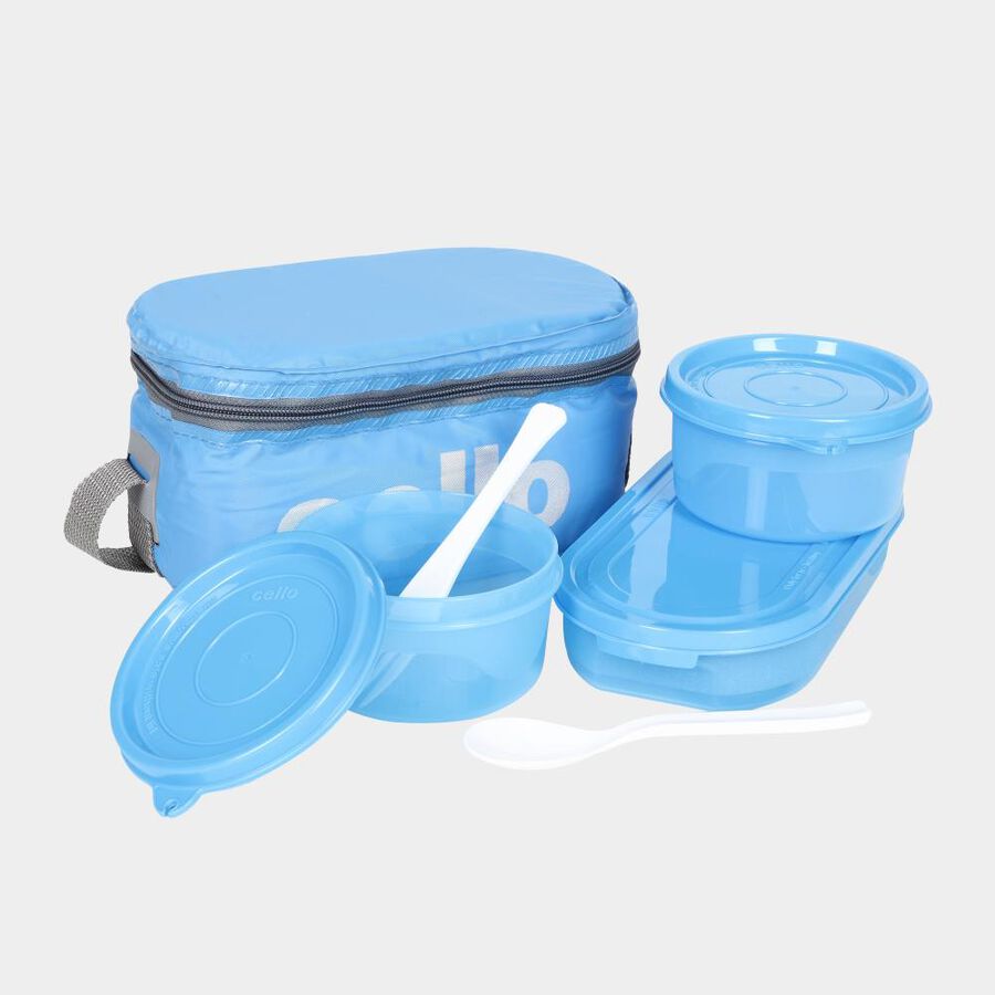 Plastic Lunch Box Container, Set of 3, , large image number null
