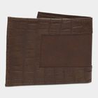 Men's Brown Polyurethane Wallet, , small