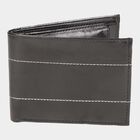 Men's Black Polyurethane Wallet, , small image number null