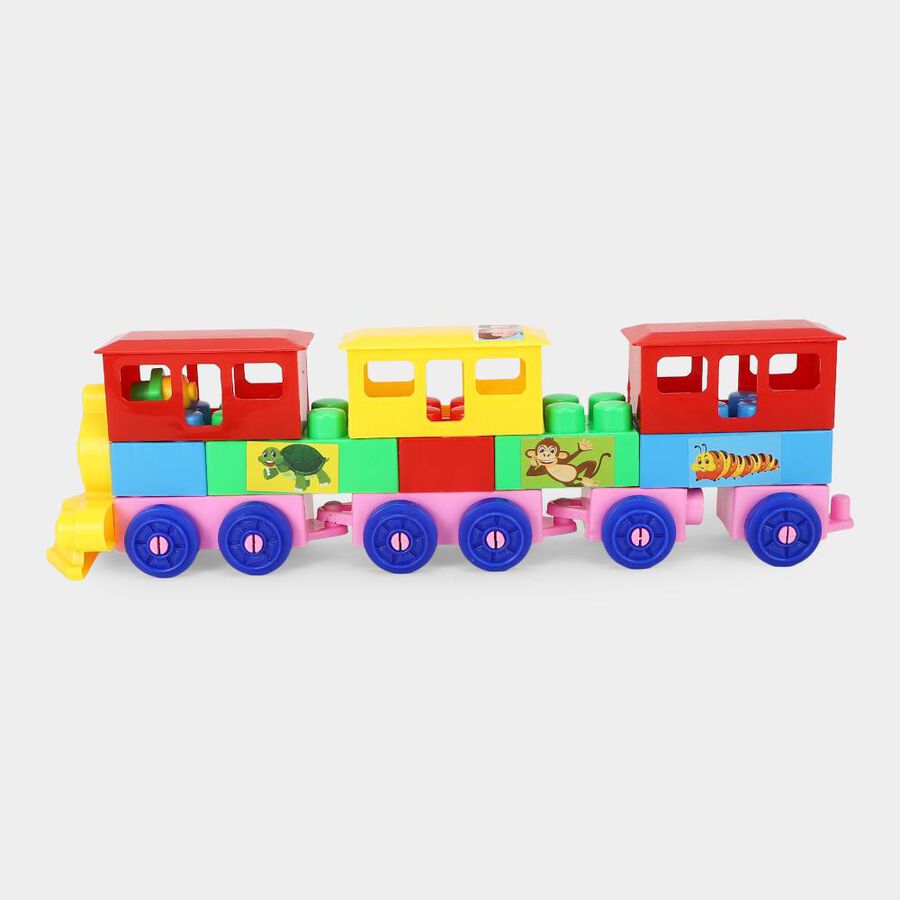 Plastic Blocks Toy(Design/Colour may vary), , large