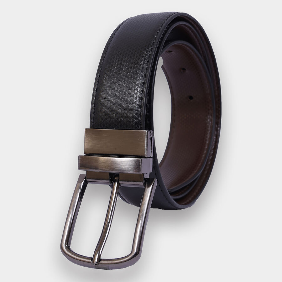 Men Formal Black Belt (32 in.), , large image number null