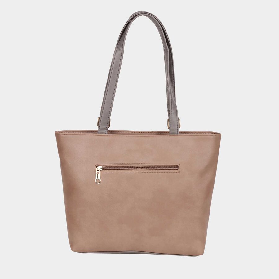 Women's Grey Polyurethane Hand Bag, , large image number null