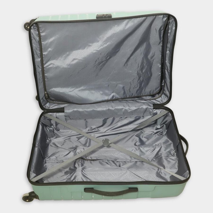 4-Wheel Light Green Polypropylene Hard Case Trolley, Small + Medium + Large, , large image number null