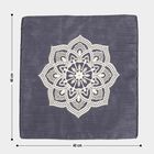 Blue Polyester Cushion Cover, , small image number null