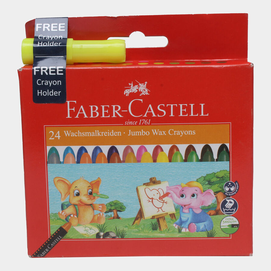 Wax Crayons 24 Shades, , large image number null