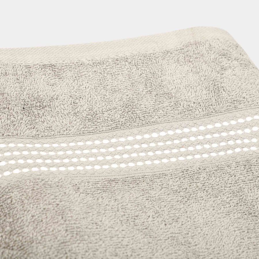 370 GSM Grey Cotton Bath Towel, , large
