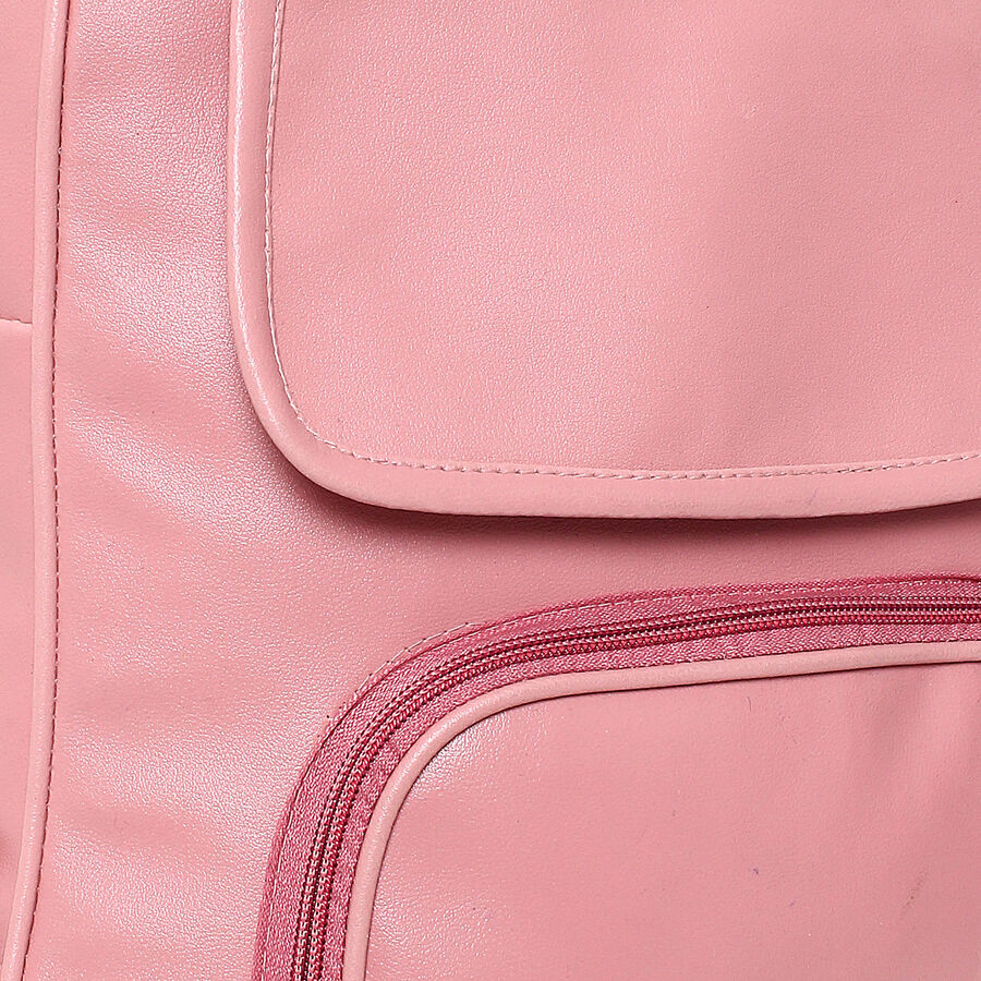 Women Pink Backpack, , large image number null