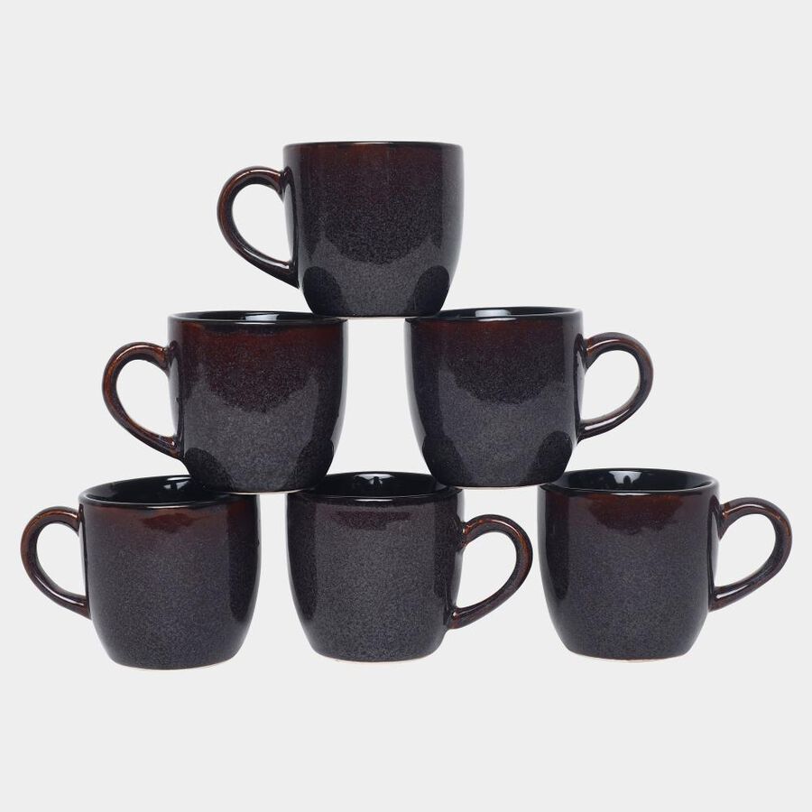 120 ml Stoneware Mug, Set of 6, , large image number null