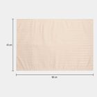 Beige Microfiber Double Bedsheet with Pillow Cover, , small